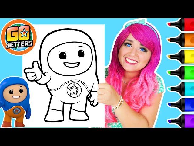 Coloring Go Jetters Kyan Coloring Page | Ohuhu Art Markers