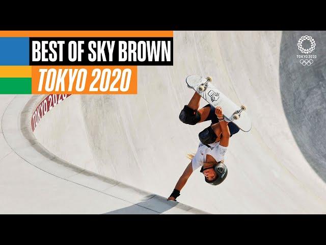 The best of Sky Brown  at the Olympics!