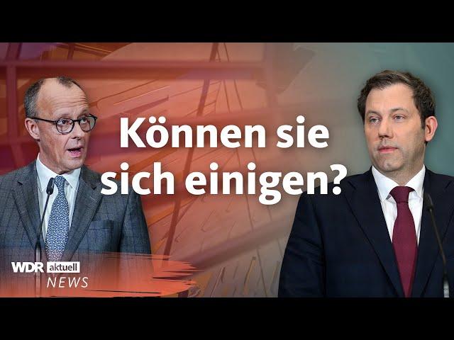 Streitpunkt Migration: Wie uneinig sind Union und SPD bei den Sondierungen? | WDR Aktuelle Stunde