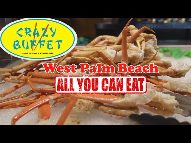 $24.99/person for All You Can Eat Snow Crab Legs, Sushi, Seafood & Hibachi @ Crazy Buffet & Grill