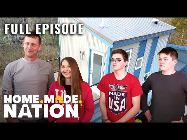 Big Family Downsizes Into a 750 Sq. Ft. Space (S4, E22) | Tiny House Nation | Full Episode