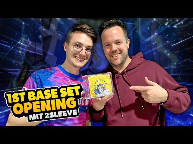 1st EDITION Base Set Booster Display von der CardBuddys TradeNight!  Pokémon Booster Opening Live