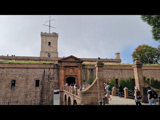 Top tourist attraction of Barcelona, Montjuic Castle | Montjuic Cable Car | Catalonia Square