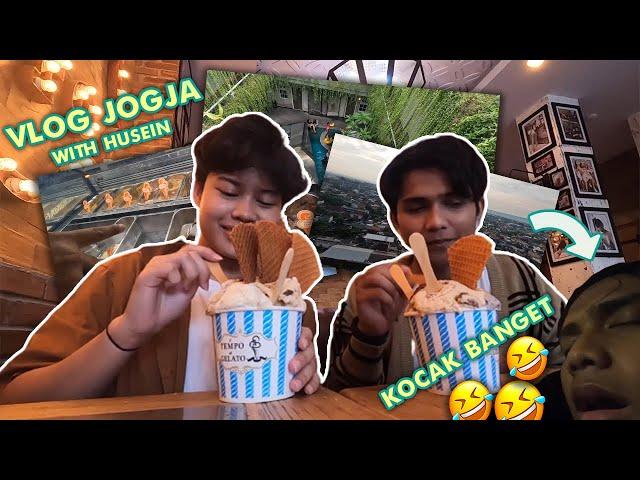 JALAN JALAN DI JOGJA BARENG HUSAIN BASYAIBAN, GAJELAS BGT VLOGNYA