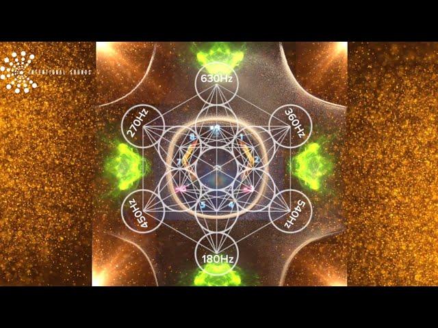 8D Golden Tesla Sound Healing Circle withSinging Bowls I 369 Activate  Pineal Gland, BalanceDNA