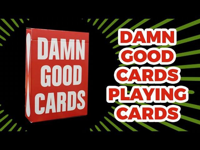 Deck Review - Damn Good Cards, No. 3 Playing Cards