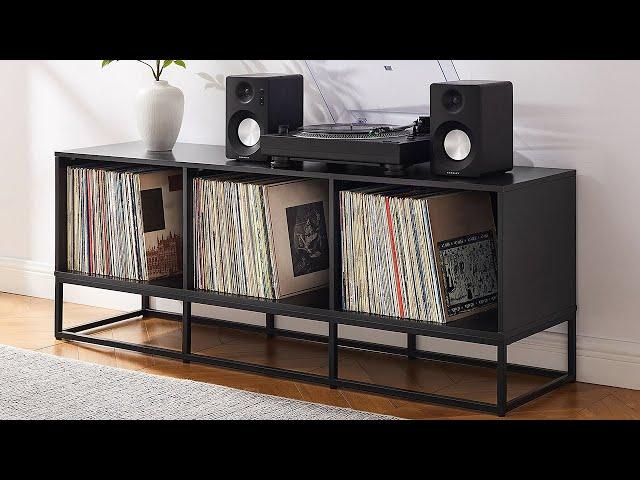 Enzo Record Storage Media Console | Crosley Furniture