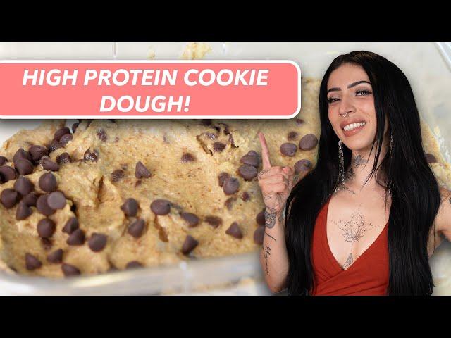 High Protein Vegan Cookie Dough! | Healthy Dessert