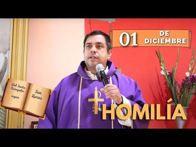 EVANGELIO DE HOY domingo 1 de diciembre del 2024 - Padre Arturo Cornejo