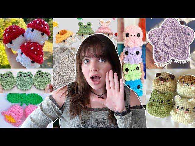 50 easy FAST MARKET ITEMS to crochet with FREE patterns