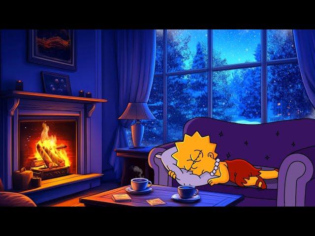 Warm Blanket & Cozy Sleep - Lofi Song ~ Lo-fi hip hop mix ~ Stress Relief, Relaxing Music