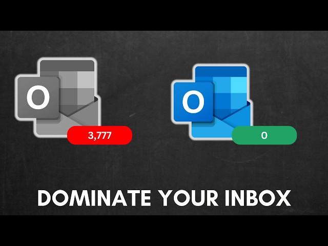 Inbox out of control?  Use this Outlook Email Management System | Tips included 