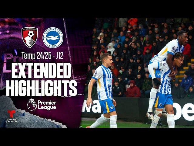 Bournemouth vs. Brighton | Highlights Premier League | Jornada 12 | Telemundo Deportes