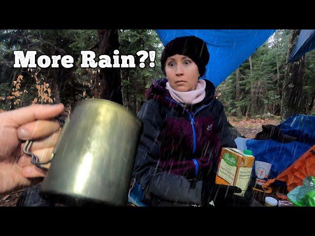 Camping in Heavy Rain - Pinchot Trail South Loop Backpacking Trip