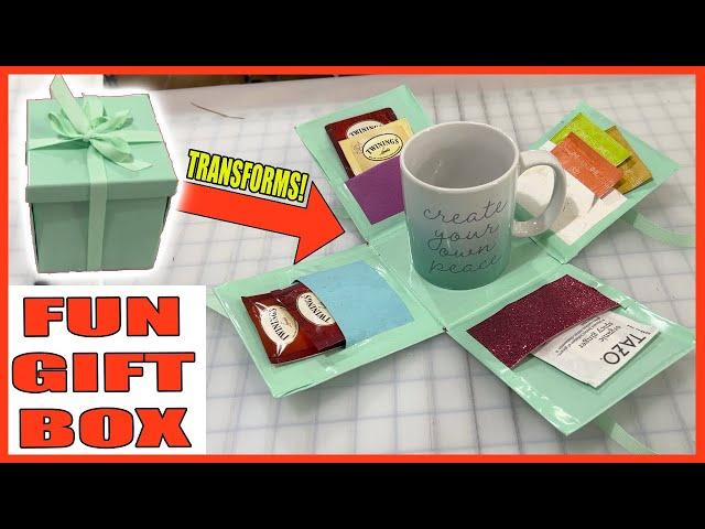 Transforming Gift Box! Made from DOLLAR TREE ITEMS!