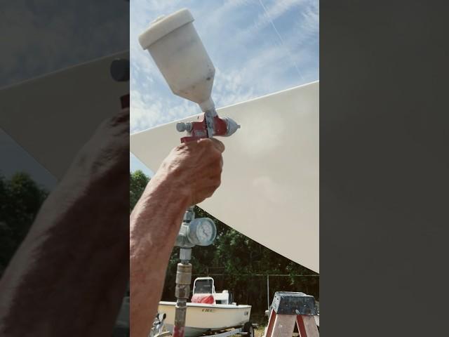 Fix Stress Cracks In Gelcoat! #shorts #boat #repair #gelcoat #fiberglass #music