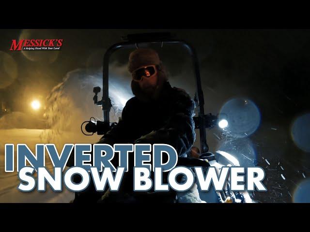 The Inverted Snow Blower in Action | MK Martin Meteor Snow Blower