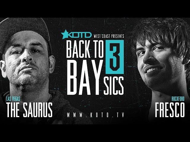 KOTD - Rap Battle - The Saurus vs Fresco | #B2B3