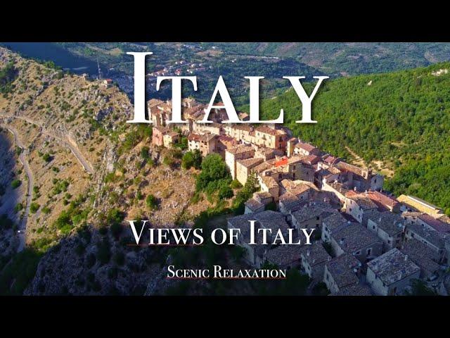 Views of Italy【Flying Over Italy】Drone 4K - Scenic Relaxation