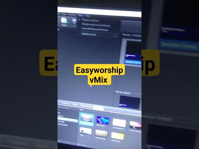 vMix & Easyworship Live test change #shortvideo #viral  #trending