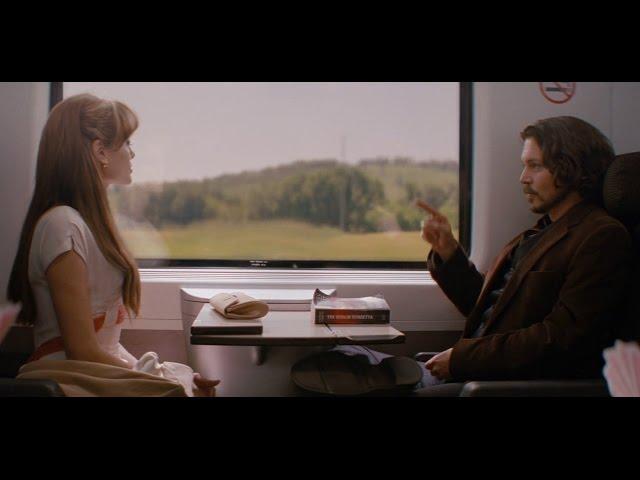 Angelina Jolie in The Tourist 2010 | How do you flirting with a guy (movie scene)