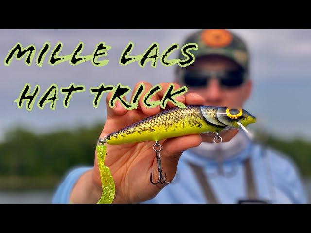 MUSKIE FISHING MILLE LACS, Three Fish Day!