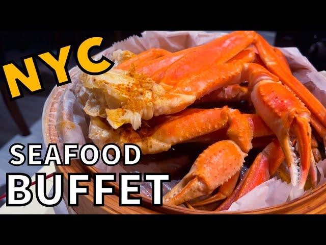 AYCE SNOW CRAB LEGS & Seafood Buffet. The Crab House at 55th & Lexington, New York City.