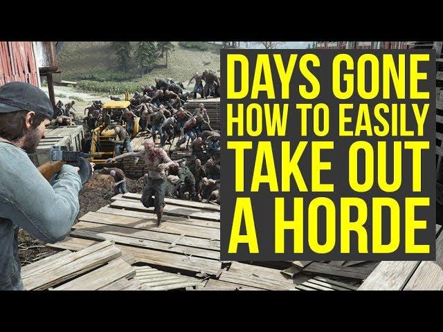 Days Gone Horde Tips To EASILY Take Them Out & Get The Amazing Rewards (Days Gone Tips And Tricks)