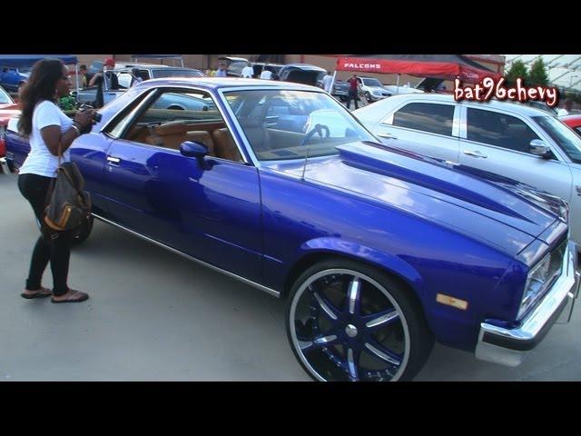 Candy Blue Chevy El Camino on 24's - 1080p HD