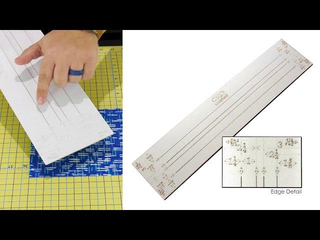 Martelli No-Slip Strip Rulers Demo