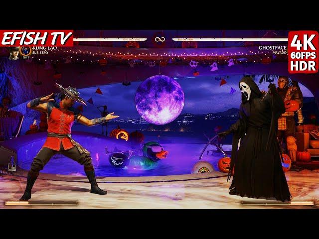 Kung Lao vs Ghostface (Hardest AI) - Mortal Kombat 1