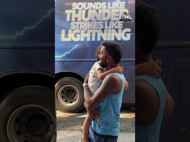 Gujarat Titans | Hardik Pandya with his son Agastya