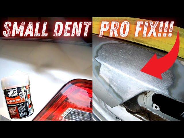 Simple steps to repair a dent like a pro. #bodywork #autorepair #autorepair