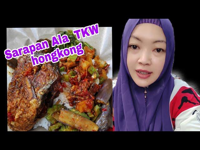 SARAPAN ALA MBK TKW HONGKONG DI HARI MINGGU#SALSABELA #VLOG