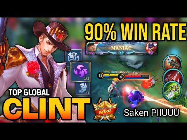 90% WIN RATE! CLINT BEST BUILD 2022 | TOP GLOBAL CLINT GAMEPLAY | MOBILE LEGENDS