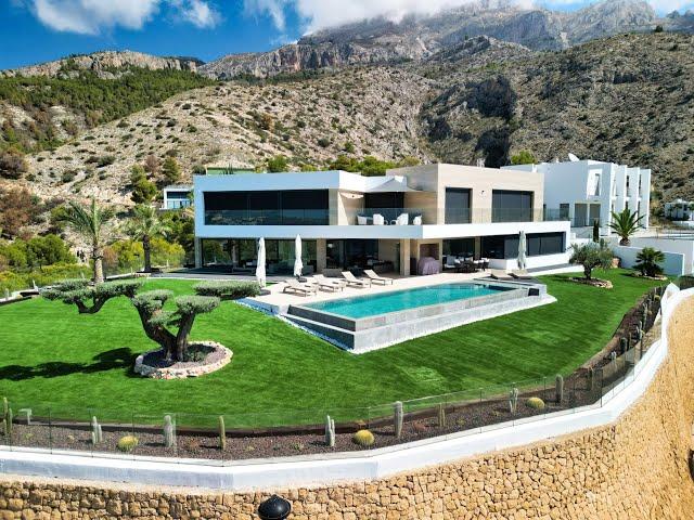 Amazing modern and luxury villa with great sea views for sale in Altea on the Costa Blanca in Spain