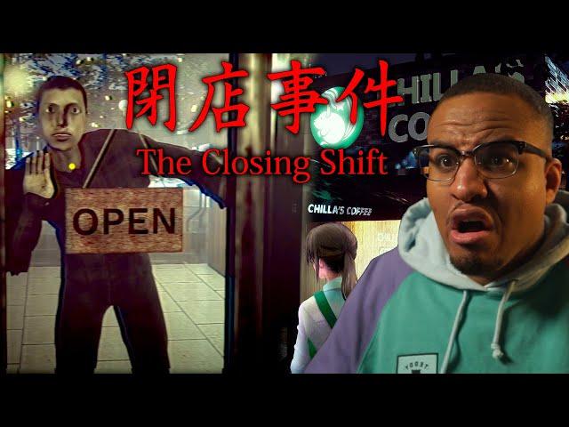 The Closing Shift | 閉店事件 | Stalker Wants More Than Coffee | (Japanese Horror Game) | Full Game