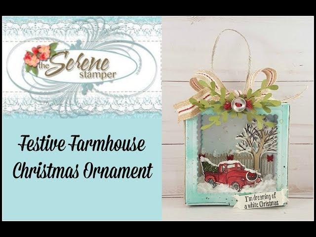 Festive Farmhouse Christmas Ornament - Mini Class Project!