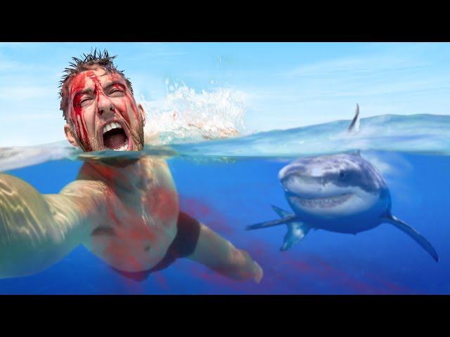I Swam With Sharks, Covered In Blood!