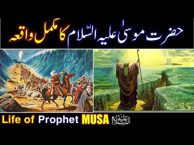 Hazrat Musa (As) Ka Waqia | life of Prophet Musa | All Life Events In Detail | Qisas ul Ambiya