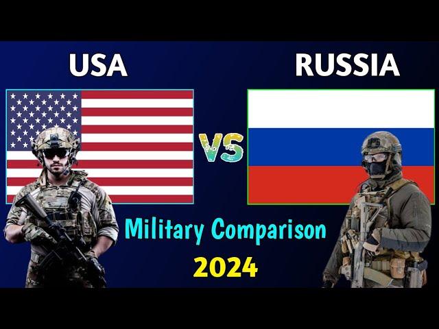 USA vs Russia Military Power Comparison 2024 | Russia vs USA Military Comparison 2024