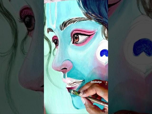 Beautiful Radha Rani drawing #radharanisketch #radheradhe