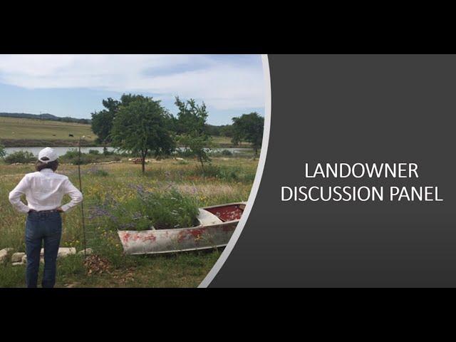 Landowner Discussion Panel on Conservation Easements