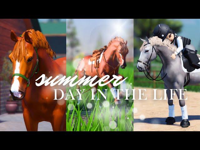 Equestrian Vlog: Day In The Life!  Strideway Roleplay || Roblox Horse Game