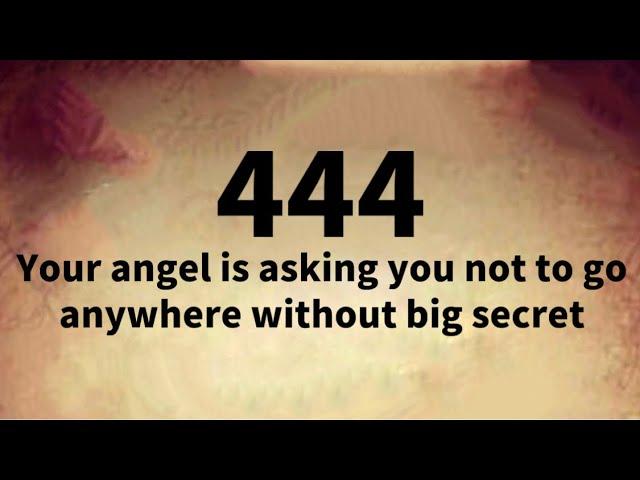 ‍️444Your Angel Is Asking You Not To Go Anywhere Without Reading This