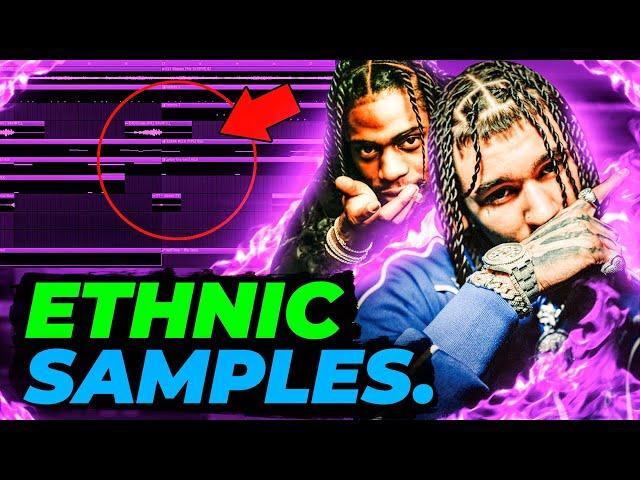 How to make DARK ETHNIC UK Drill Beats for Russ Millions & Rondo | FL Studio UK Drill Tutorial 2022