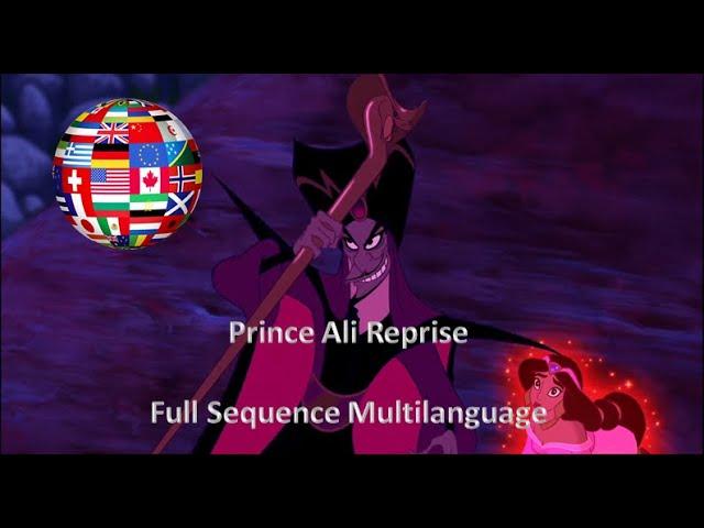 Aladdin - Prince Ali [Reprise] (Full Sequence Multilanguage) [Part 2]