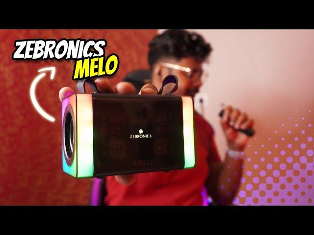 Zebronics Melo Bluetooth Speaker & Mic Review | | Hindi