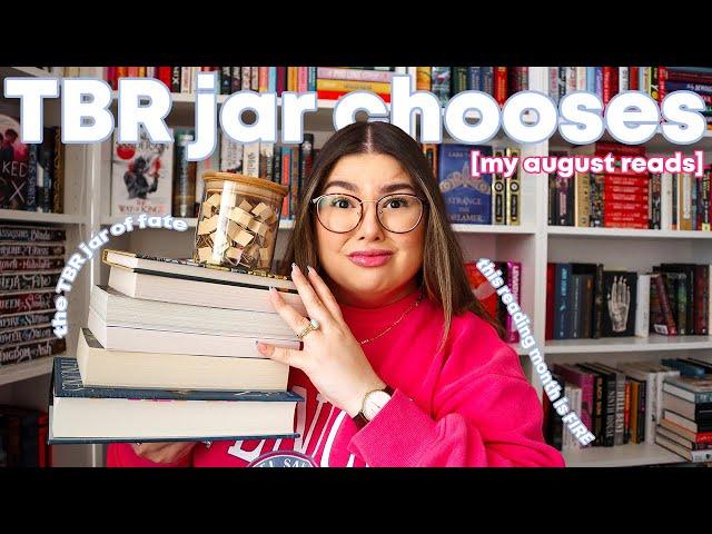 TBR prompt jar chooses my august reads! let's make an august TBR cart together ️