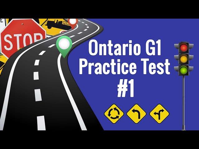 G1 Practice Test Online test 2023 - G1 Test Simulator 2023 Free Ontario